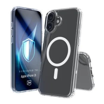 3mk Armor MagCase for iPhone 16 Transparent