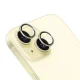 3Mk Lens Protection Pro Camera Glass for Apple iPhone 15, Yellow