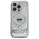 Apple iPhone 16 Pro Max 6.9\'\' Karl Lagerfeld Liquid Glitter Karl Head Magsafe Cover Case, Transparent