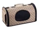 Soft-Sided Pet Carrier for Cats, Dogs and Small Animals, Beige