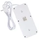 Maclean MCE389 W Power Strip, 6 Sockets, 4x USB-A, 1x USB-C, 1.5m, White