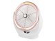 Bezvadu Regulējams Galdas Ventilators ar LED Apgaismojumu, Rozā Zelts | Portable Wireless Adjustable Table Fan with...