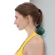 4Fizjo EPP Double Massage Ball, 8 cm, Black/Green