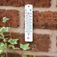 Mini Wall Thermometer, White