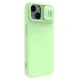 Nillkin CamShield Silky Silicone Case for iPhone 14 Plus with Camera Cover, Green