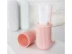 Travel Toothbrush and Toothpaste Case Organizer, Pink