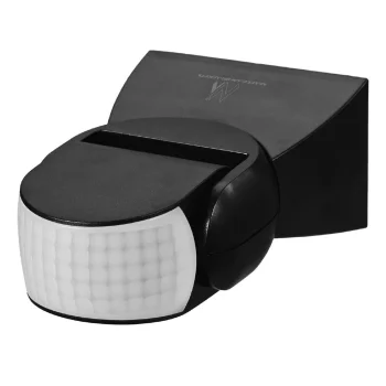 Maclean MCE201B PIR Motion Sensor, Infrared, IP65, 12m, Black