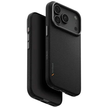 Uniq Keva EDGE Magclick Charging Case for iPhone 18 Pro / 17 Pro, Black