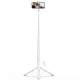 Tech-Protect L09S Selfie Stick with Tripod - White