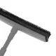 Activeshop Rubber Hairdressing Broom with Telescopic Handle, Grey