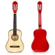 Large Wooden Kids Guitar with 6 Strings ECOTOYS, 76x28x7,5cm