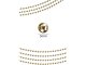 Gold Bead Garland for Christmas Tree 5m