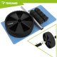 TRIZAND Ab Roller Wheel with Knee Pad Core Workout, Black