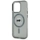 Karl Lagerfeld iPhone 15 Pro Case MagSafe IML Metal K. Head, Black