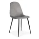 ModernHome Velour Dining Chairs Set of 4, Grey
