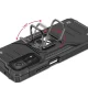 Wozinsky Ring Armor Case for Poco M4 Pro 5G / Redmi Note 11S 5G with Ring Holder, Black