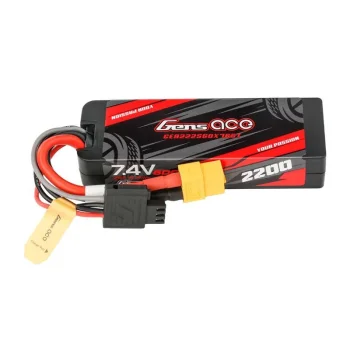 Gens ace G-Tech LiPo Battery 2200mAh 7.4V 2S1P 60C Hardcase XT60