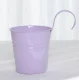Balcony Flower Pot with Hook AG691J, Purple