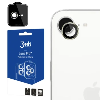 3mk Lens Protection Pro Camera Tempered Glass for iPhone 16e - Gold