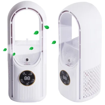Bladeless Tower Fan with Air Humidifier