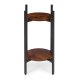ModernHome 2 Tier Plant Stand Industrial Flower Pot Holder Loft Style for Indoor Plants