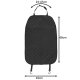 Xtrobb Car Seat Back Protector Kick Mat 26545, Black