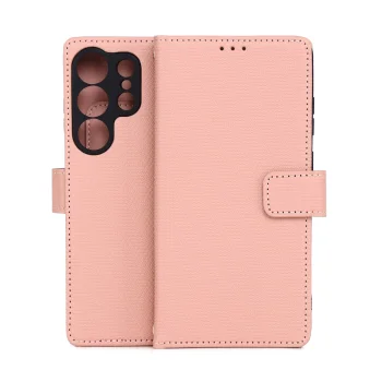 Smart Triangle Wallet Case for Samsung Galaxy S26 Ultra, Pink