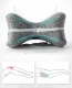 Anatomical Orthopedic Knee Leg Cushion Pillow with Memory Foam, Blue