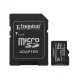Kingston Canvas Select Plus G3 microSD Memory Card 64GB 100MB/s with Adapter