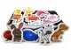 Animal Fridge Magnets in English, 40 Pcs in Metal Tin