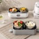Electric Lunch Box Food Heater 200W 2.2L with 4 Steel Containers