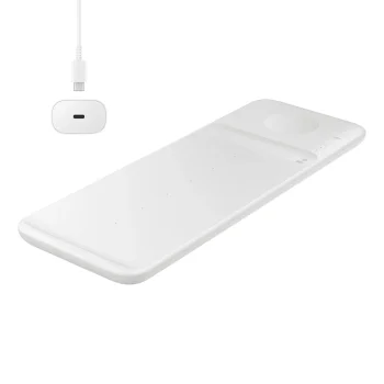 Samsung Trio EP-P6300TWEGEU 3-in-1 Wireless Charger, White