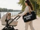 Sauskelnių krepšys „Mommy Bag“ 3in1 su organizatoriumi ir kosmetine, juodas