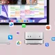 Orico MiniLink 9-in-1 Docking Station with M.2 NVMe SSD Enclosure - Silver