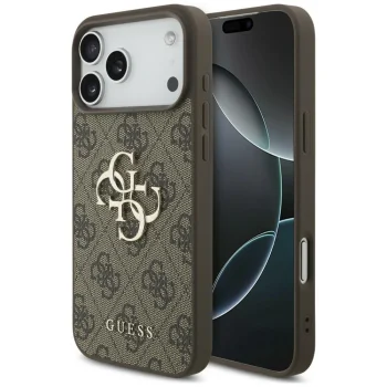 Guess 4G Big Logo Case for iPhone 17 Pro / 18 Pro - Brown