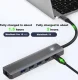 Extra Digital USB-C Adapter HDMI, LAN, 3x USB 3.0, PD 100W, Space Gray