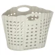 Collapsible Laundry Basket with Handles, Grey