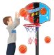 Mini Basketball Set with Adjustable Stand, Ball and Pump, Colorful