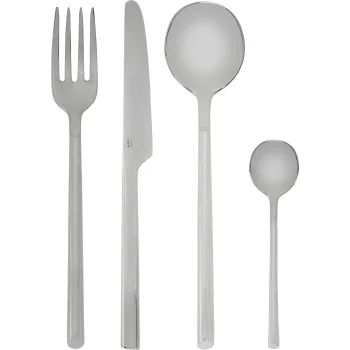 Alessi Clivo PU10S24 24-Piece Cutlery Set, Silver