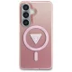 Guess IML Gradient Triangle MagSafe Case for Samsung Galaxy S26 - Pink