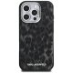 Karl Lagerfeld IML Leopard Pattern MagSafe Phone Case Cover iPhone 16 Pro Max - Black