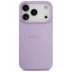 Guess Grained Ring MagSafe Phone Case Cover iPhone 17 Pro - Purple