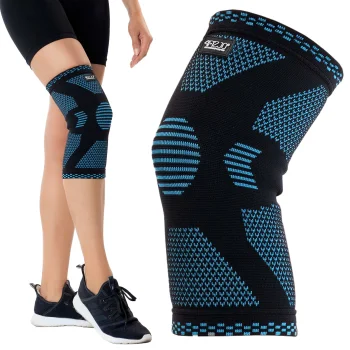 4Fizjo 904 Elastic Knee Brace, XXL, Blue
