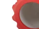 Massage roller for back and legs with bumps, crossfit, yoga, red