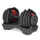 4FIZJO Adjustable Dumbbell 16 kg with Stand, Black