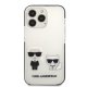 Karl Lagerfeld iPhone 13 Pro / 13 Hardcase Karl & Choupette White