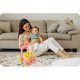 Ricokids RK-744 2-in-1 izglītojošs staigulis un panelis ar mūziku, rozā