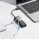 Orico PW3UR25-U3 4-Port USB Hub (3x USB-A 3.0, 1x RJ45 2.5G), 0.5m, Black