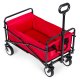 Folding garden and beach transport cart MultiGarden 48x90 cm red