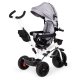 Ecotoys JM-322 GREY Tricycle with 360° Swivel Seat and Canopy, Grey